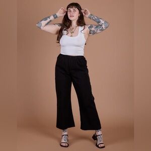 Big Bud Press - Action Pants in Basic Black - Wide Leg